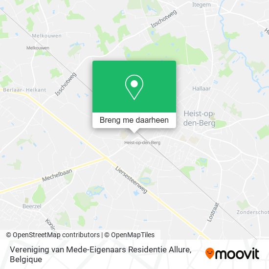 Vereniging van Mede-Eigenaars Residentie Allure kaart
