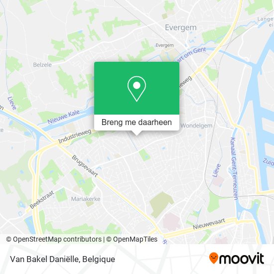 Van Bakel Daniëlle kaart