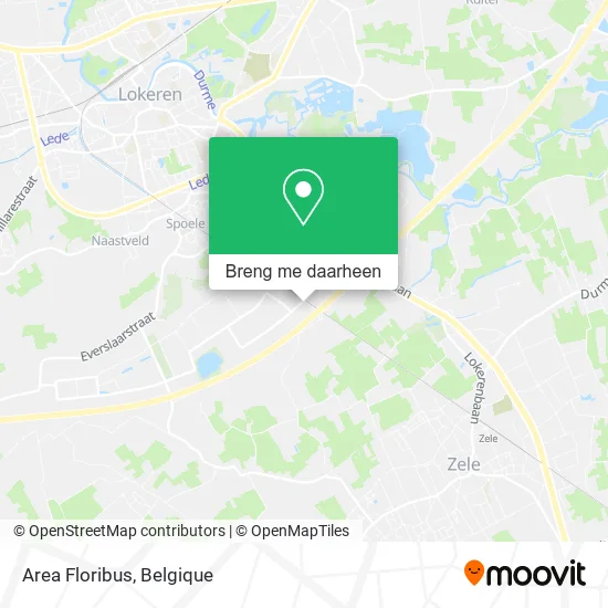 Area Floribus kaart