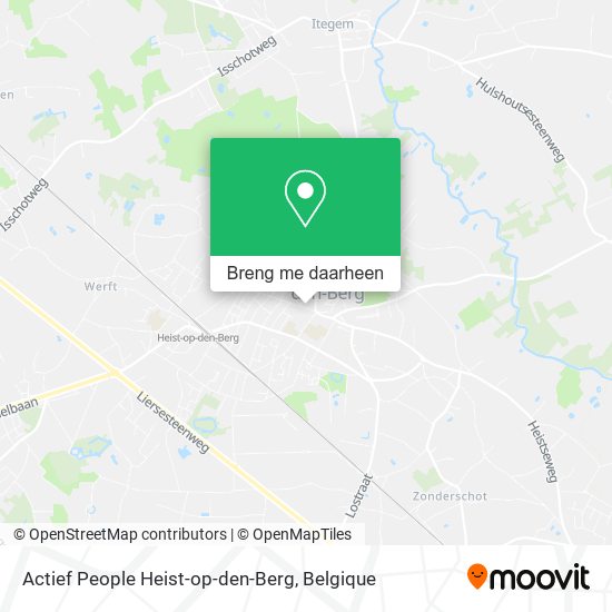 Actief People Heist-op-den-Berg kaart
