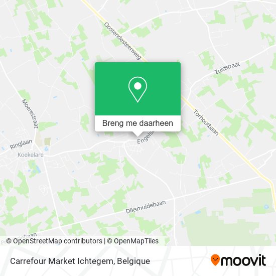 Carrefour Market Ichtegem kaart