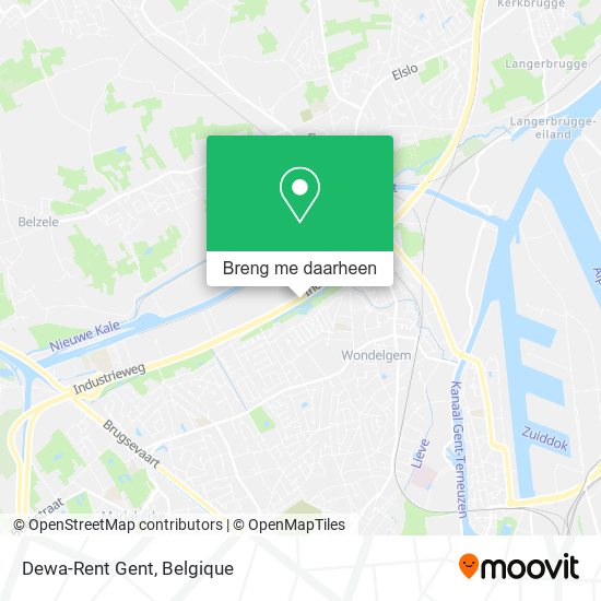 Dewa-Rent Gent kaart