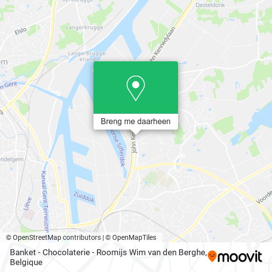Banket - Chocolaterie - Roomijs Wim van den Berghe kaart