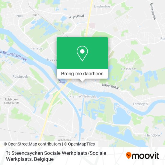 ?t Steencaycken Sociale Werkplaats / Sociale Werkplaats kaart