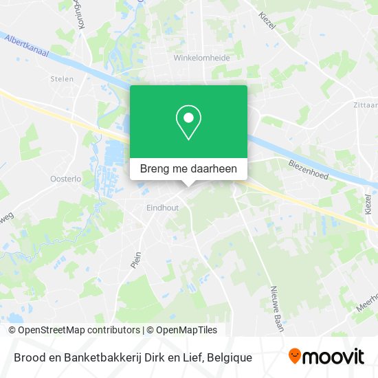 Brood en Banketbakkerij Dirk en Lief kaart