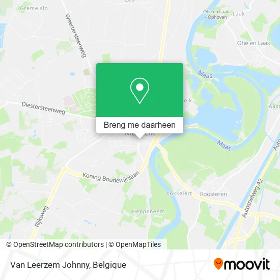 Van Leerzem Johnny kaart