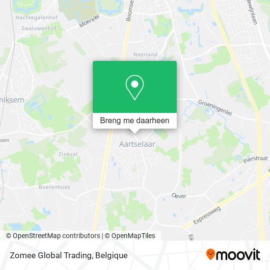 Zomee Global Trading kaart