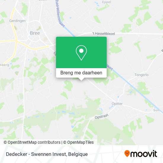 Dedecker - Swennen Invest kaart