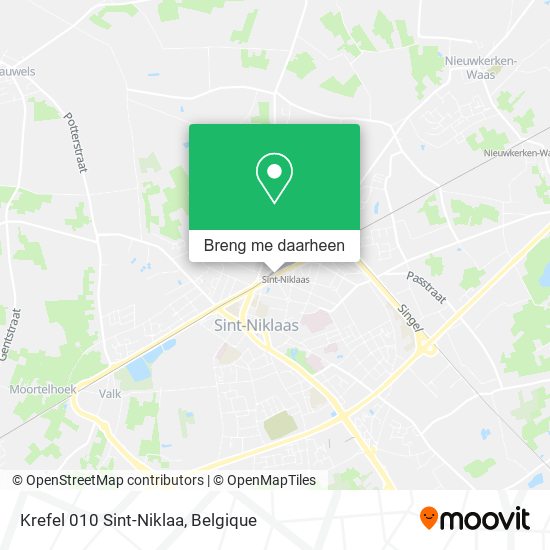 Krefel 010 Sint-Niklaa kaart