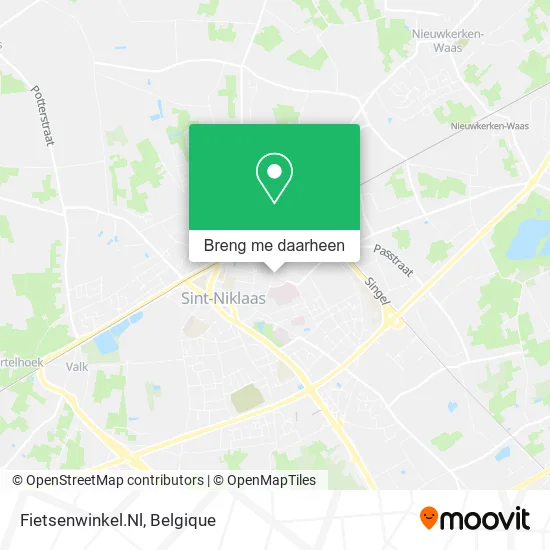 Fietsenwinkel.Nl kaart