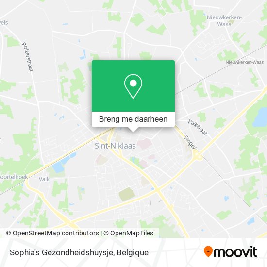 Sophia's Gezondheidshuysje kaart