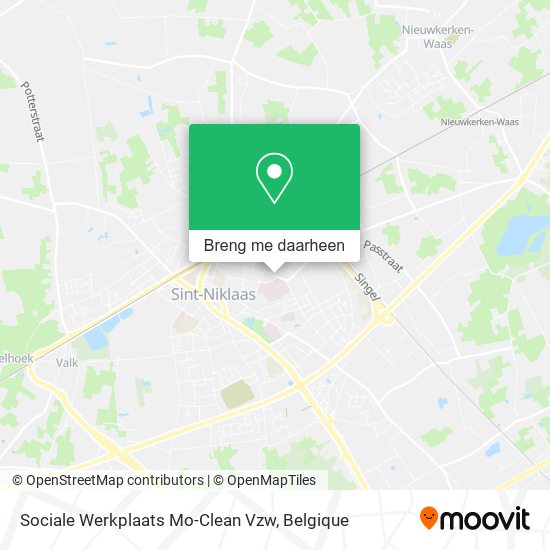 Sociale Werkplaats Mo-Clean Vzw kaart