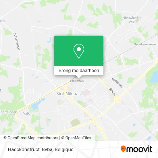 ' Haeckonstruct' Bvba kaart