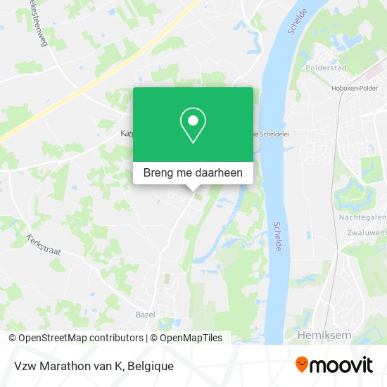 Vzw Marathon van K kaart