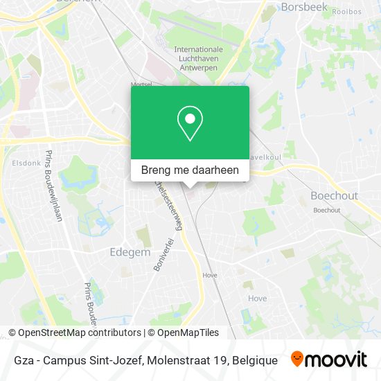 Gza - Campus Sint-Jozef, Molenstraat 19 kaart
