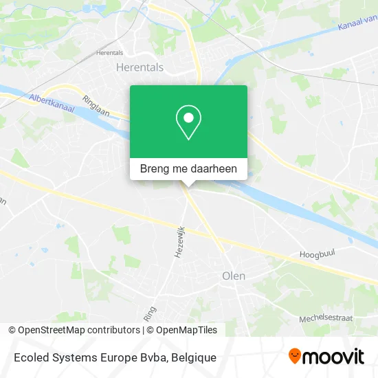 Ecoled Systems Europe Bvba kaart