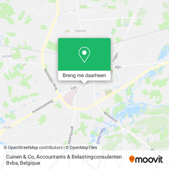 Cuinen & Co, Accountants & Belastingconsulenten Bvba kaart
