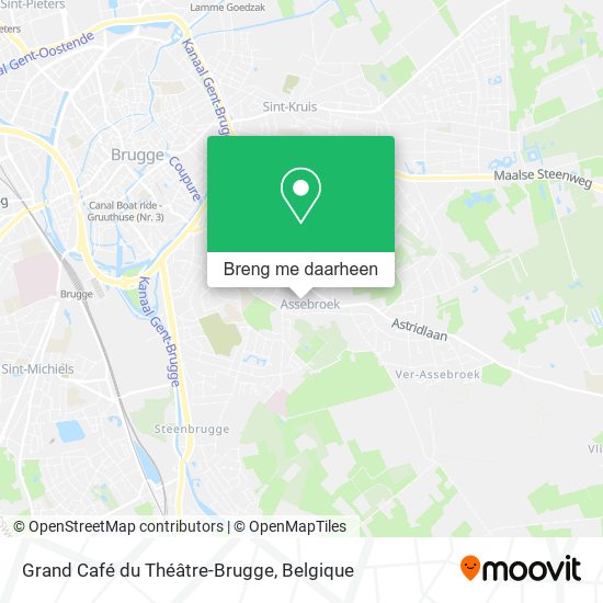 Grand Café du Théâtre-Brugge kaart