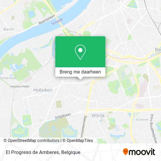 El Progreso de Amberes kaart