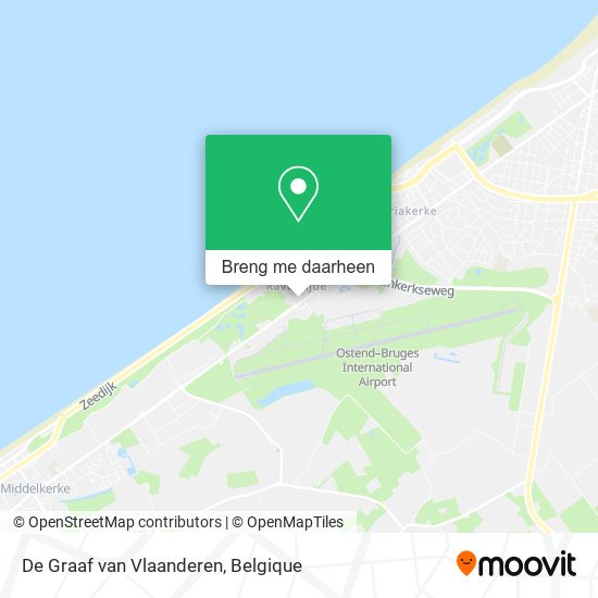 De Graaf van Vlaanderen kaart