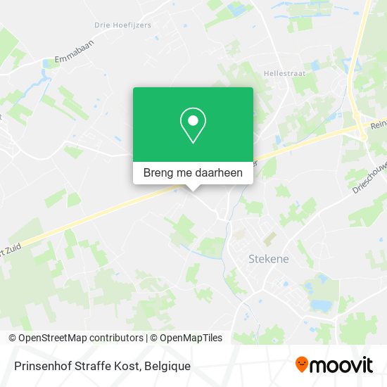 Prinsenhof Straffe Kost kaart