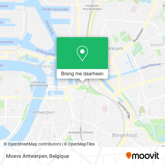 Moevs Antwerpen kaart