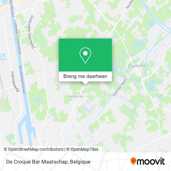 De Croque Bar Maatschap kaart