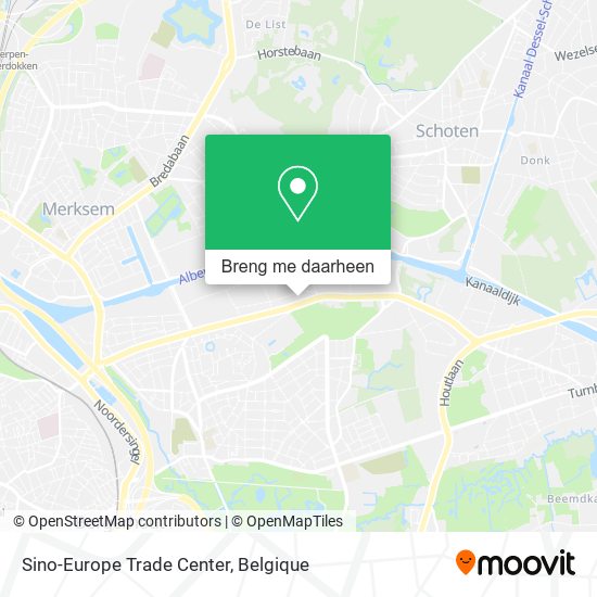 Sino-Europe Trade Center kaart
