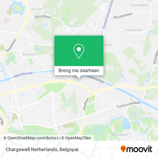 Chargewell Netherlands kaart