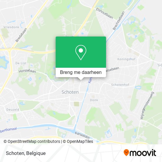 Schoten kaart