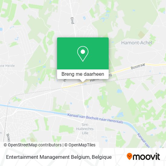 Entertainment Management Belgium kaart