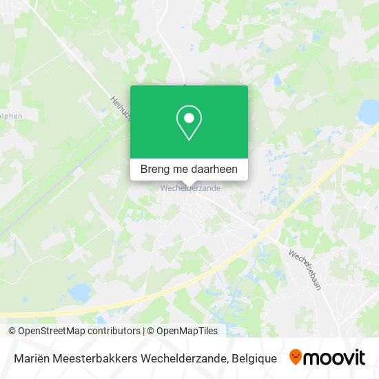 Mariën Meesterbakkers Wechelderzande kaart