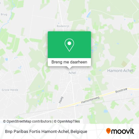 Bnp Paribas Fortis Hamont-Achel kaart