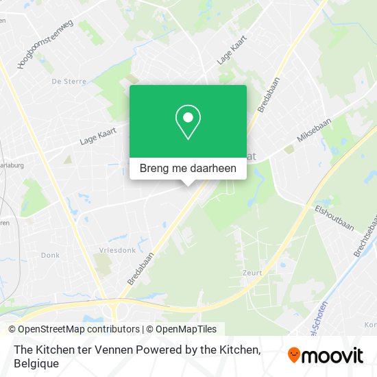 The Kitchen ter Vennen Powered by the Kitchen kaart