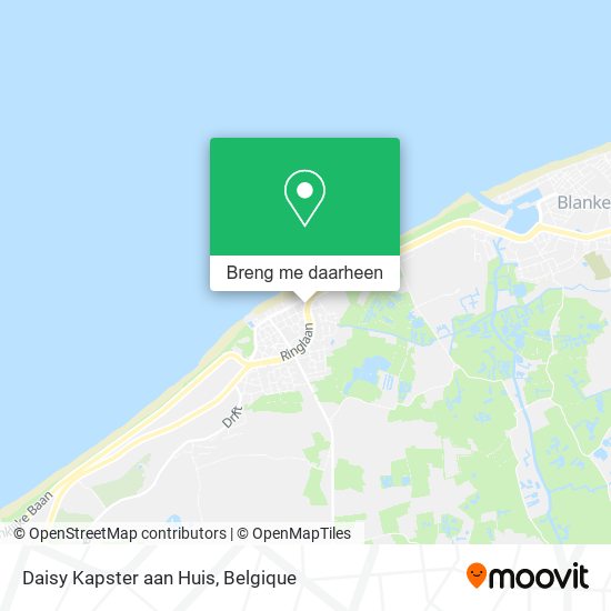 Daisy Kapster aan Huis kaart