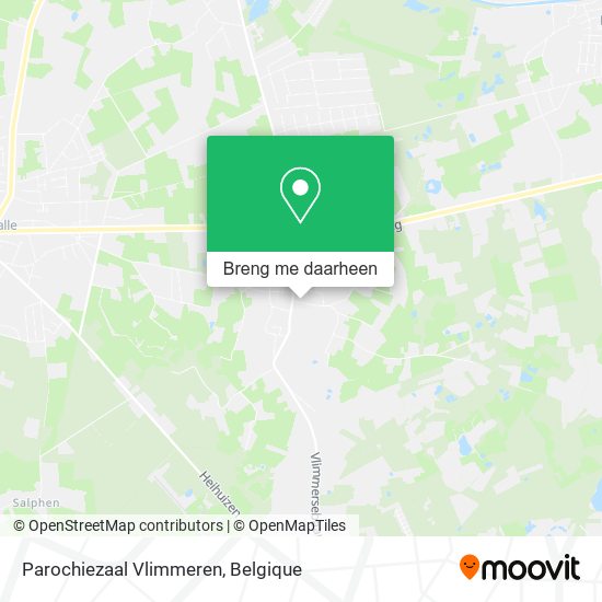 Parochiezaal Vlimmeren kaart