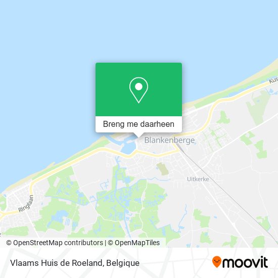 Vlaams Huis de Roeland kaart