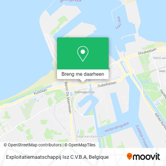 Exploitatiemaatschappij Isz C.V.B.A kaart