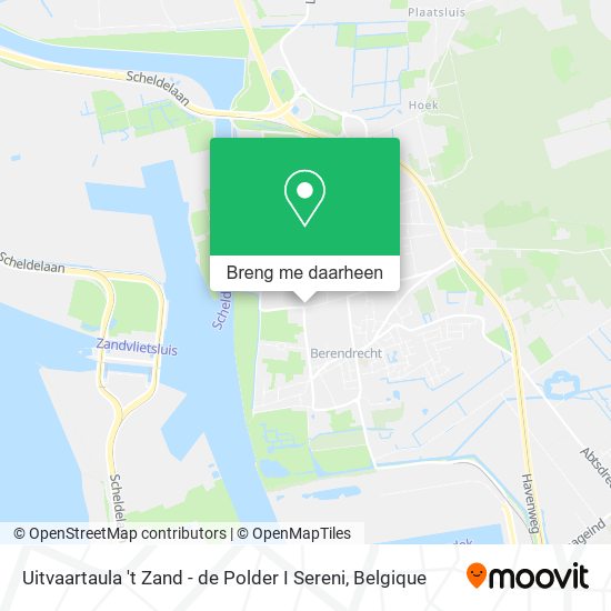 Uitvaartaula 't Zand - de Polder I Sereni kaart