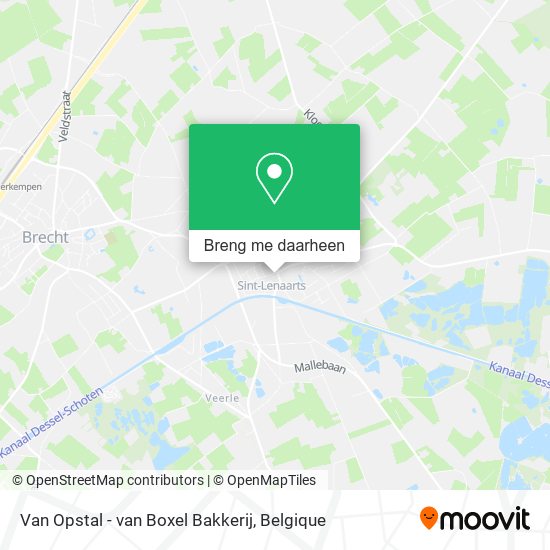 Van Opstal - van Boxel Bakkerij kaart