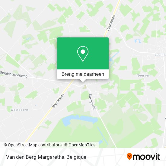 Van den Berg Margaretha kaart