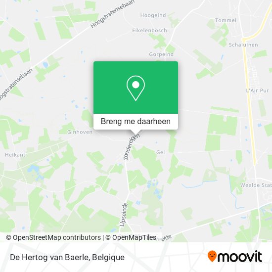 De Hertog van Baerle kaart