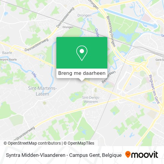 Syntra Midden-Vlaanderen - Campus Gent kaart