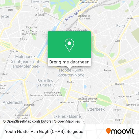 Youth Hostel Van Gogh (CHAB) kaart