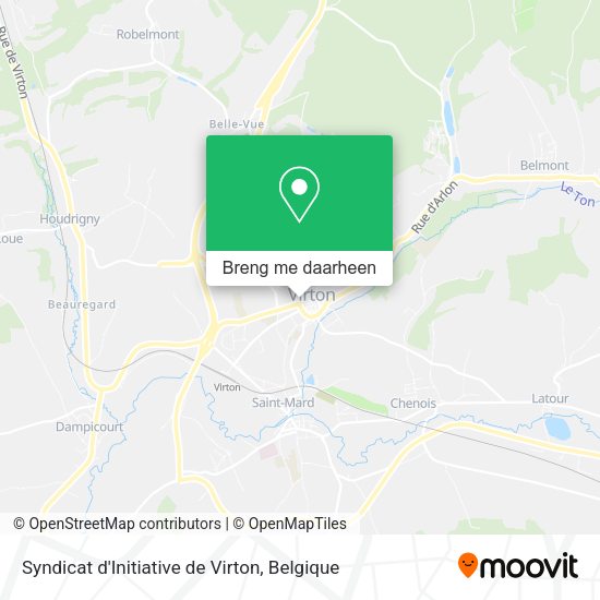 Syndicat d'Initiative de Virton kaart