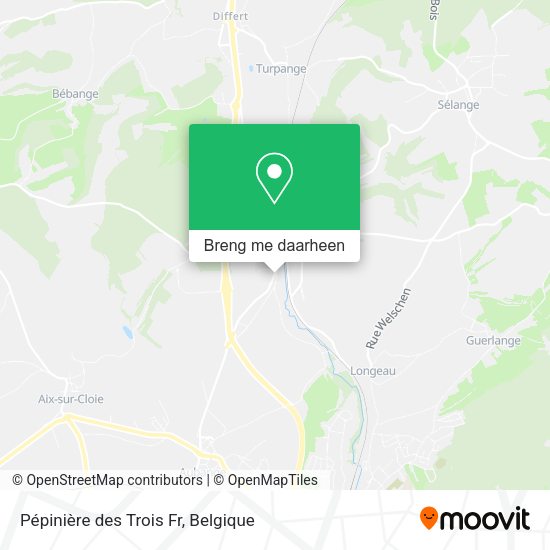 Pépinière des Trois Fr kaart