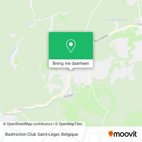 Badminton Club Saint-Léger kaart