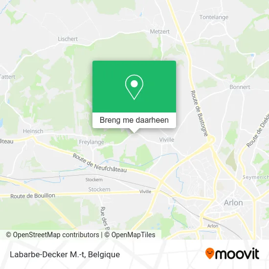 Labarbe-Decker M.-t kaart