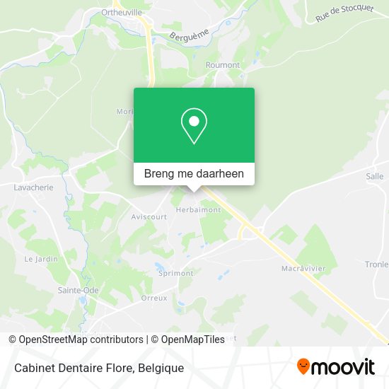 Cabinet Dentaire Flore kaart