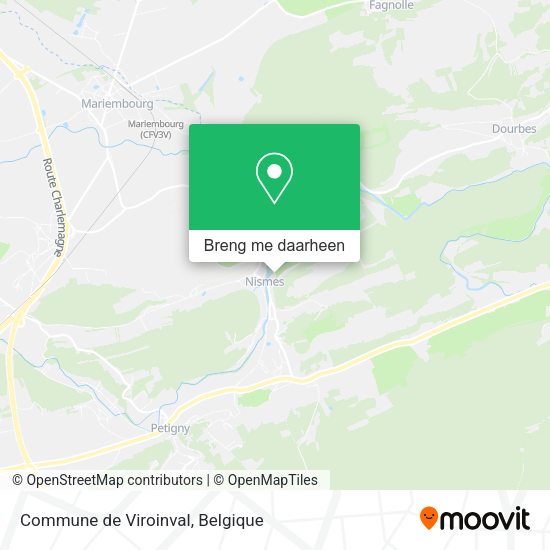 Commune de Viroinval kaart